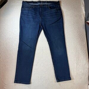 Beverly Hills Polo Club Mens Blue Denim Jeans‎ Size 44x32 Straight Fit